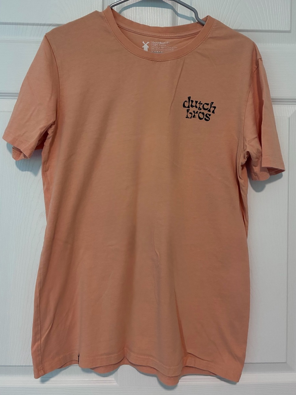 Dutch Bros Peach Short Sleeve Logo Tee - Picture 2 of 4